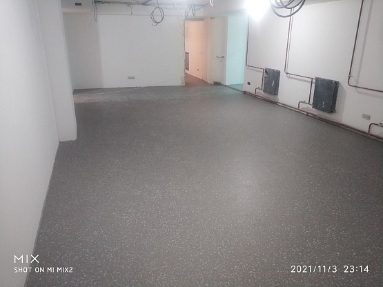 Укладка пвх плитки на клей - 240м2